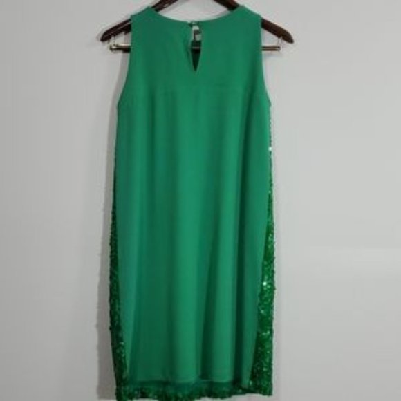 Ecla Dress Green Sequins - Picture 7 of 10